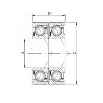 ISO 7036 BDT angular contact ball bearings