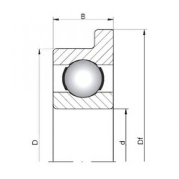 2,5 mm x 8 mm x 2,8 mm  ISO FL60/2,5 deep groove ball bearings