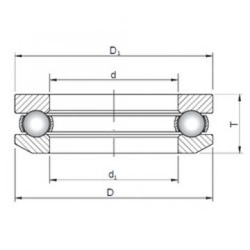 ISO 53316 thrust ball bearings
