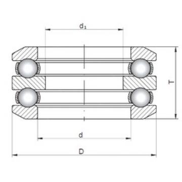 ISO 54318 thrust ball bearings