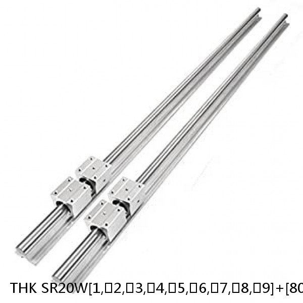SR20W[1,​2,​3,​4,​5,​6,​7,​8,​9]+[80-3000/1]L THK Radial Load Linear Guide Accuracy and Preload Selectable SR Series