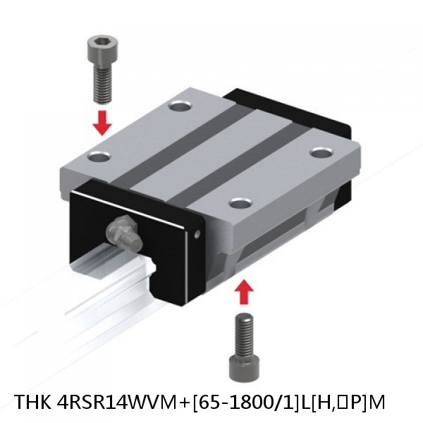 4RSR14WVM+[65-1800/1]L[H,​P]M THK Miniature Linear Guide Full Ball RSR Series
