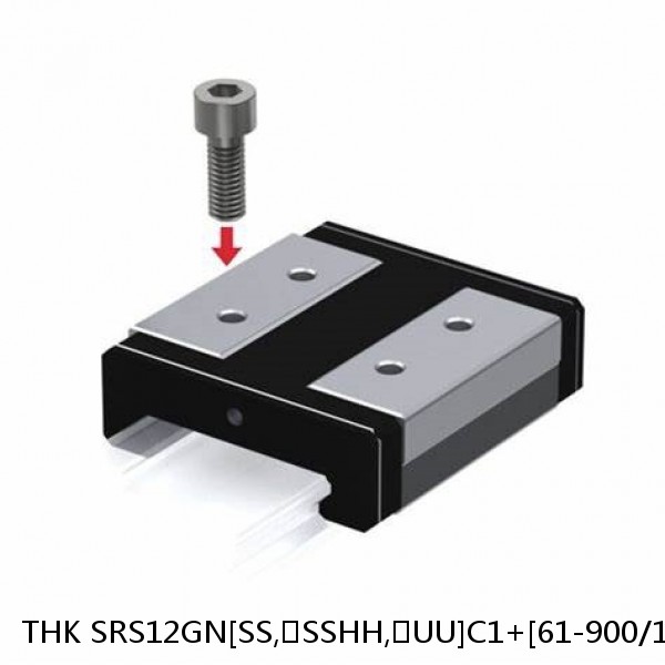 SRS12GN[SS,​SSHH,​UU]C1+[61-900/1]LM THK Miniature Linear Guide Full Ball SRS-G Accuracy and Preload Selectable