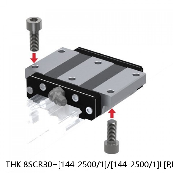8SCR30+[144-2500/1]/[144-2500/1]L[P,​SP,​UP] THK Caged-Ball Cross Rail Linear Motion Guide Set