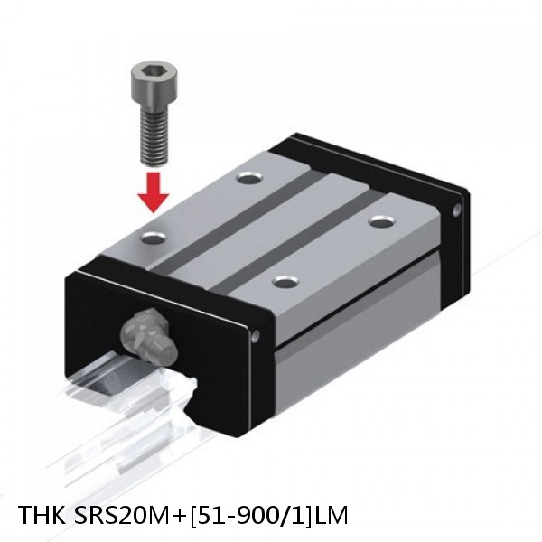 SRS20M+[51-900/1]LM THK Miniature Linear Guide Caged Ball SRS Series