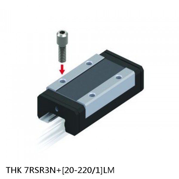 7RSR3N+[20-220/1]LM THK Miniature Linear Guide Full Ball RSR Series