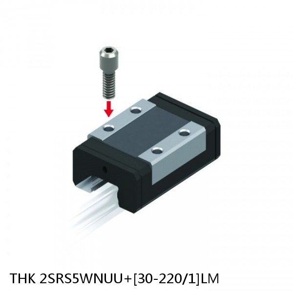2SRS5WNUU+[30-220/1]LM THK Miniature Linear Guide Caged Ball SRS Series