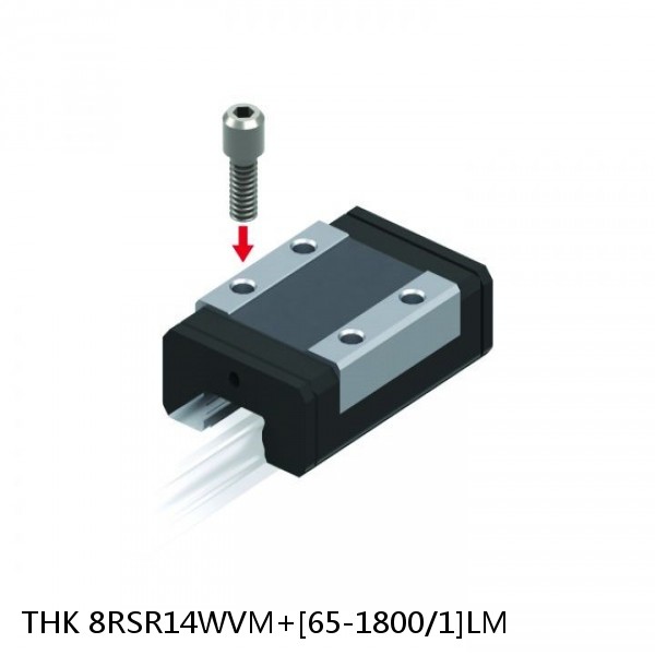 8RSR14WVM+[65-1800/1]LM THK Miniature Linear Guide Full Ball RSR Series